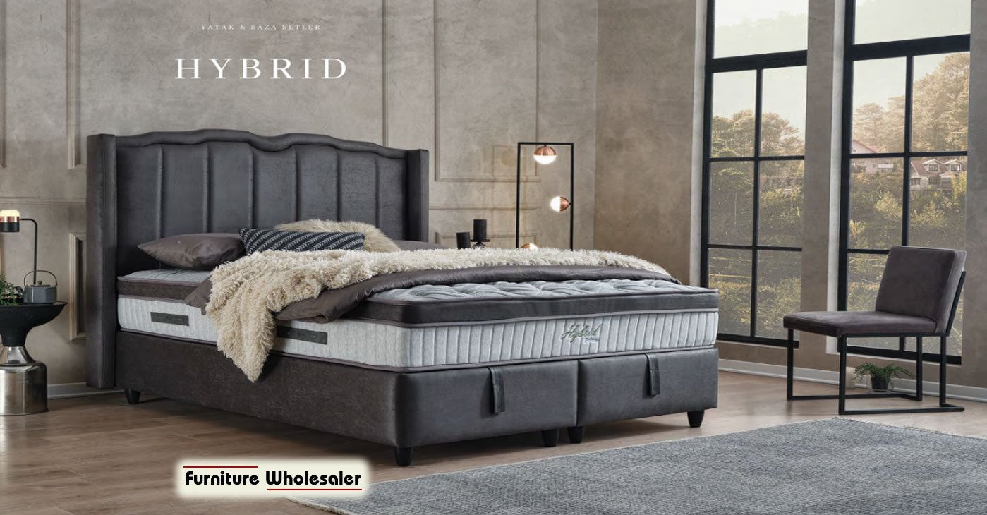 Hybrid Base Headboard Mattress Set