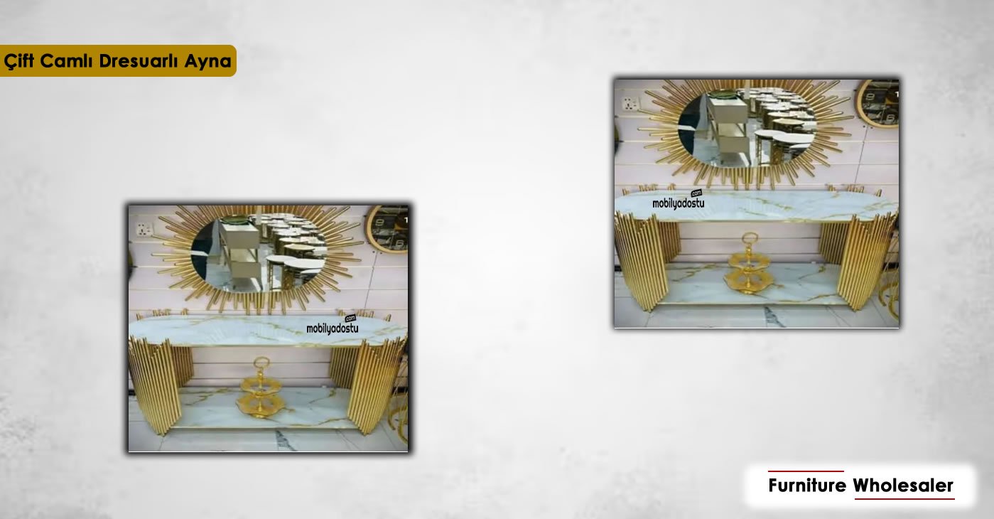 Double Glass Dresser Mirror