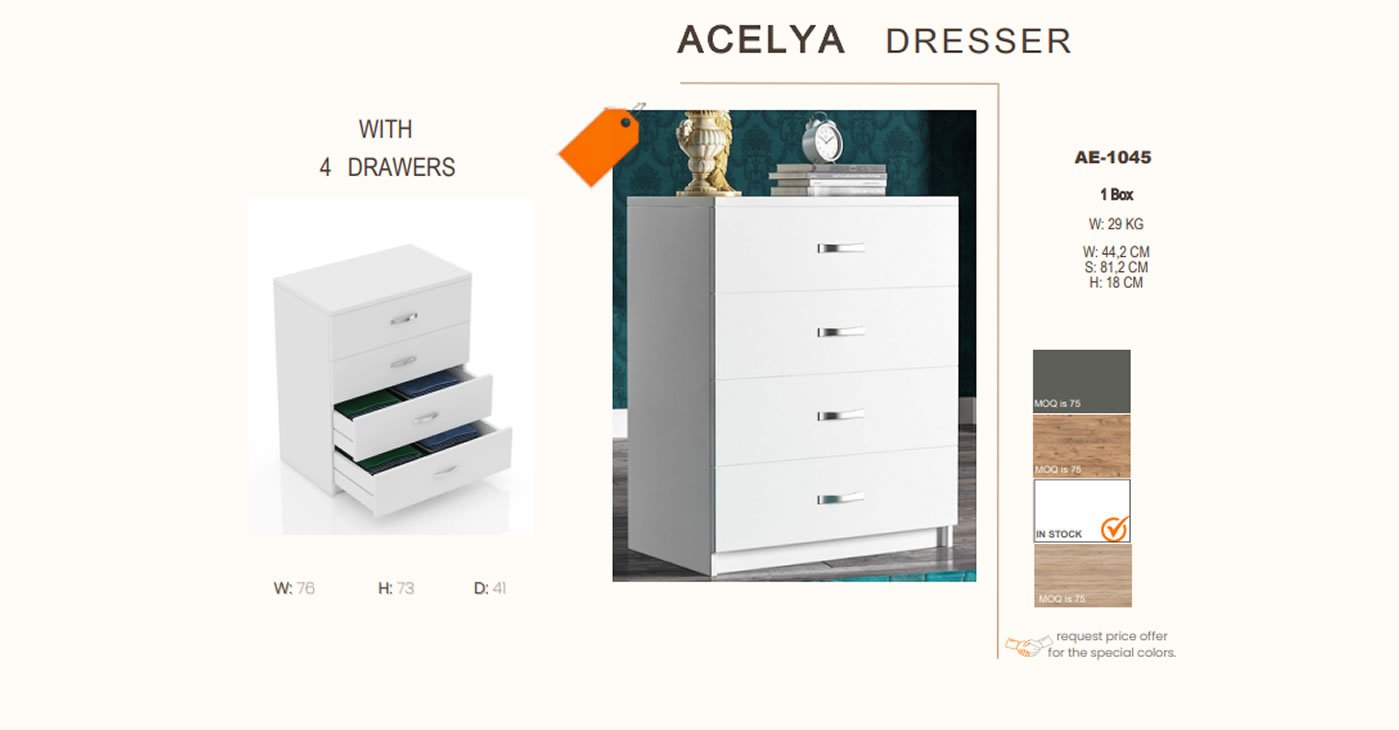 4 Drawer Cabinet
